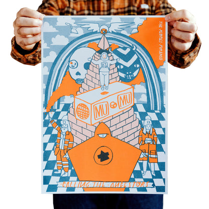 Kid Acne Calling the Ancestors Riso Print