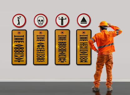 THE PEOPLES PYRAMID Building Site Signs