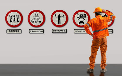 THE PEOPLES PYRAMID Building Site Signs